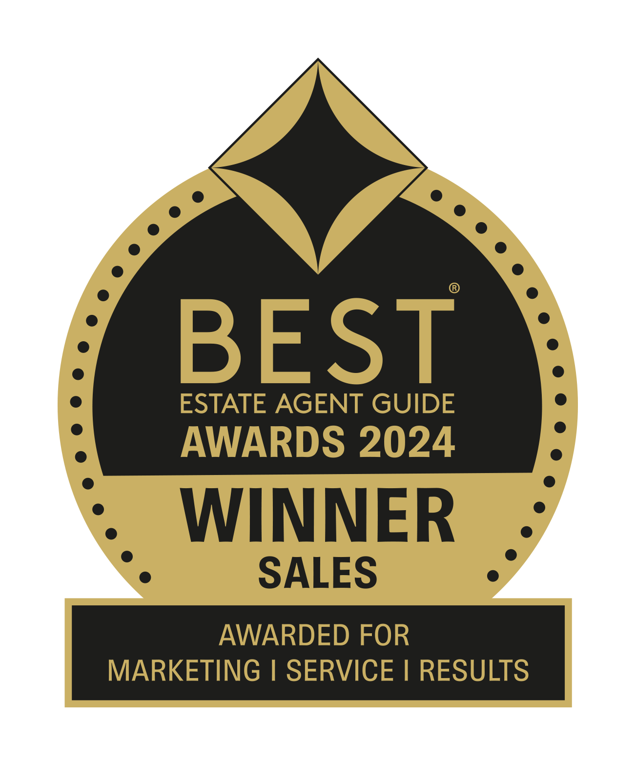 Best Estate Agent Guide Gold Winner Sales 2024